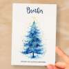 Christmas Card For Brother Card For Him Xmas Card for Brother Luxury Christmas Card for Loved One Brother Card Christmas Tree Card - Large (5x7) / Blank Message