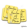 MIMOSA Coaster Cocktail Personalised Coaster, Personalised, Fathers Day gift, Secret Santa, Birthday Gift, Home Bar. Cocktails Mimosa - Single Coaster