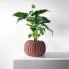 The Surno Planter Pot with Drainage Tray & Stand Included - Matte Dark Green - 3"