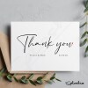 Thank You Cards, Wedding Thank You Cards, Folded Thank You Card, Simple Wedding Thank You Cards, Wedding Thank You Card With Photo - 20