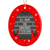 Christmas Jumper Tree Decoration - Bah Humbug - Default Title