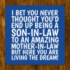 Son-In-Law Coaster From A Mother-In-Law - White