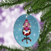 Christmas Decoration For Girl Gamer - Anime Girl