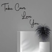 Take care love you, above door quote, wall quotes, wall decor, personalised, bespoke, custom, family quotes. Wooden letters