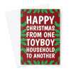 Funny Toyboy Household Joke Christmas Card - A5 Portrait - 1 Card