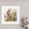 Notelet Card of a Rabbit For Anyone Any Occasion Card For Her or For Him Card For Birthday or Easter Card Thank You Card - Square (6x6) / Blank Message