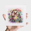 Notelet Card of a Hedgehog Any Occasion Card For Her or For Him Card For Birthday or Easter Card Thank You Card - Square (6x6) / Blank Message