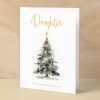 Christmas Card For Daughter Card Xmas Card for Daughter Christmas Card for Loved One Daughter Card Christmas Tree Card - Large (5x7) / Blank Message