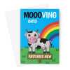 New Job Card - Congratulations Moving Onto Pastures New Cow - A5 Greeting Card - A5 Portrait - 1 Card