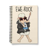 Ewe Rock - Funny Sheep Notebook