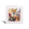 Notelet Card of a Fox For Anyone Any Occasion Card For Her or For Him Card For Birthday or Easter Card Thank You Card - Square (6x6) / Blank Message