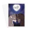 Happy Valentine's Day Card - I Wolf You Moonlit Sky - A5 Greeting Card - A5 Portrait - 1 Card