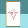 Funny Galentine's card for her - Personalised inside if required for your friend - Chicks before Dicks - For Bestie and single friends - Blank inside