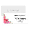 #hello my name is... Name Badge - Peony Corner