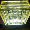 Vintage Architectural Retro Glass Block lamp