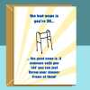 Funny 36th Birthday Card - Personalised inside if required - For Him or For Her, brother, sister, friend - Cheeky Card for 36 year old. - Blank inside - Regular - Matte