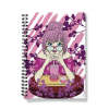 Cute Girl Boba Bubble Tea Notebook - A5 - Lined