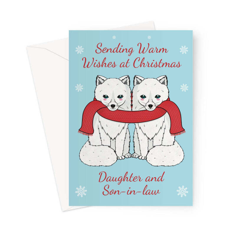 Daughter And Son In Law Christmas Card - A5 Portrait - 1 Card