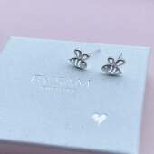 925 salver bumble stud earrings, bee earrings