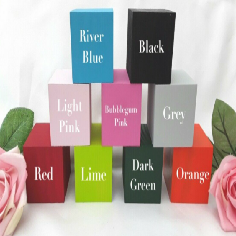 Personalised blocks,wood name blocks,new baby gift,boy name blocks (MIN ORDER 3) - 4cm