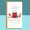 New Home Christmas Card - Ideal personalised Xmas card for someone spending their 1st Christmas in their new house... - Blank inside - Large