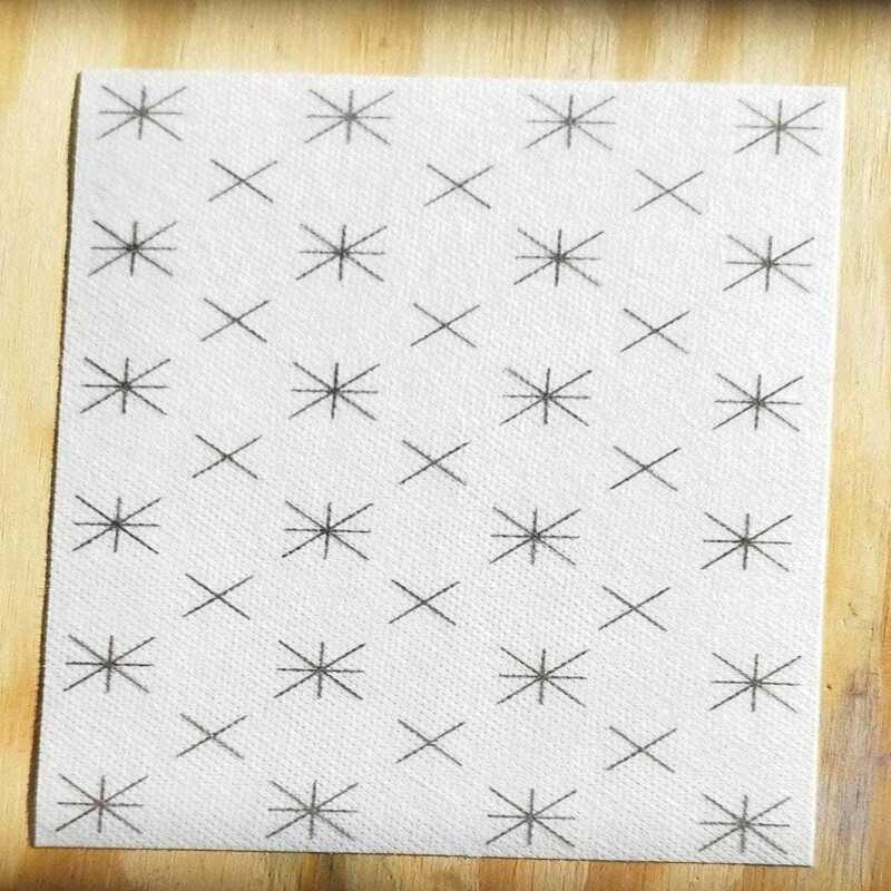 Washable Sashiko Mending Transfers