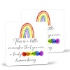 You Are A Truly Marvellous Human Being Coaster - You Got This Coaster Thank You Gift, Positivity Rainbow, Positive Coaster, Gift for teacher - Single Coaster