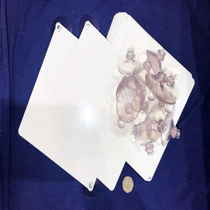 Baby on Board sublimation aluminium blanks pack of 20 - 1 hole top corner, 1 sucker and 3 polybumps (x20)