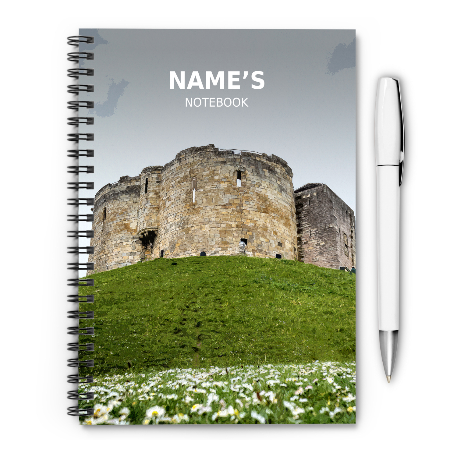 Cliffords Tower - York - A5 Notebook - Single Note Book
