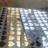 Gold, Silver or Holographic Heart Stickers 100 in a set 1cm and 8mm - 1 - Gold