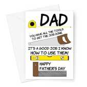 DIY Dad Joke Father's Day Card