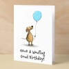 Birthday Card For Children Cute Dog Birthday Card For Child Card For Boy Birthday Card For Girl Woofing Good Fun Birthday Card For Kids - Small (4x6) / Blank Message