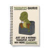 Funny Dinosaur Notebook For A Therapist - A5 - Lined