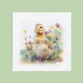 Notelet Card of a Duck For Anyone Any Occasion Card For Her or For Him Card For Birthday or Easter Card Thank You Card