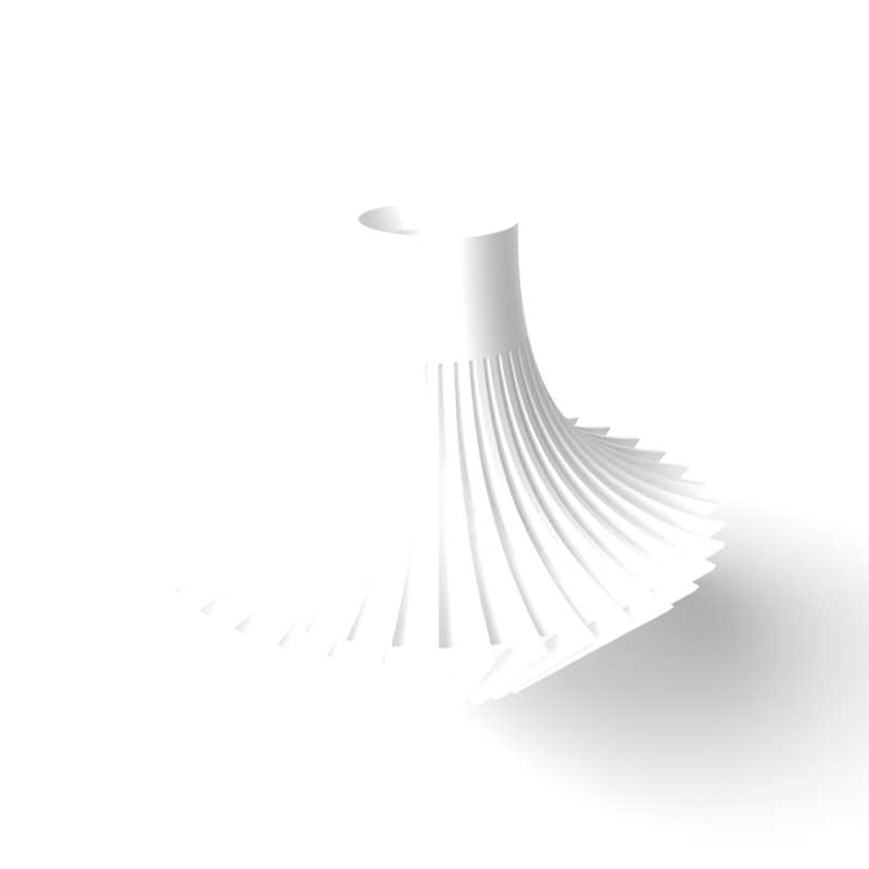 Yin Flower Vase - Black