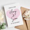 Congratulations On Your Engagement Card, Best Friend Engaged Card, Congrats Engagement Card, Engagement Card, Personalised Engagement Card - A6 - 4.1″ x 5.8″ - Add a Message