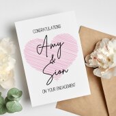 Congratulations On Your Engagement Card, Best Friend Engaged Card, Congrats Engagement Card, Engagement Card, Personalised Engagement Card