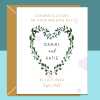 Customised Wedding Card - Personalised Wedding Day Card For Husband and Wife - Perfect card for anyone's special day - Large - Personalised inside