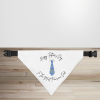 Happy Father's Day Best Dad Ever Tie Design Dog/Puppy Bandana - Small - 12x17cm (Strap: 25mm - 40mm)