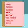 Funny 30th Birthday Card - Personalised - For Her or Him - Perfect greetings card for bestie, friend, sister, anyone turning 30 years old - Blank inside - Small