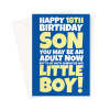 18th Birthday Card For Son - Our Little Boy - A5 Portrait - 1 Card