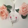 Personalised hen night glass charm,Cocktail glass charm gift,Cocktail charm gift - No bag