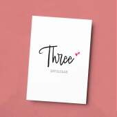 Three Year Anniversary Card For Husband 3 Year Anniversary Card Boyfriend or Girlfriend Wedding Anniversary Card For Wife