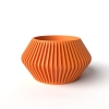 The Hendro Planter Pot with Drainage Tray & Stand Included - Matte Dark Green - 3"