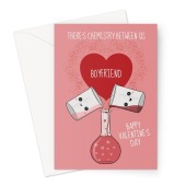 Chemistry Boyfriend Valentine's Day Card