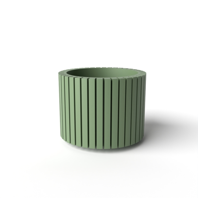 The Zelno Planter Pot with Drainage Tray & Stand Included - Black - 3"