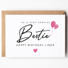 Bestie Birthday Card, Happy Birthday Bestie Card, Birthday Card For Bestie, Best Friend Birthday Card, Personalised Best Friend Birthday - A6 - 4.1" x 5.8"