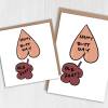 Happy Butt Day Old Fart rude, older age, old man, lady, person, OAP, farting, farts birthday card for adult male (Size A6/A5/A4/Square 6x6") - A6: Single card