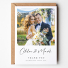 Photo Wedding Thank You Cards, Personalised Photo Cards - A6 - 4.1" x 5.8"