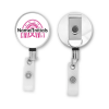 Personalised Metal ID Reel - Breast Cancer Awareness